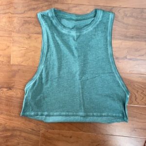 Lululemon green tank